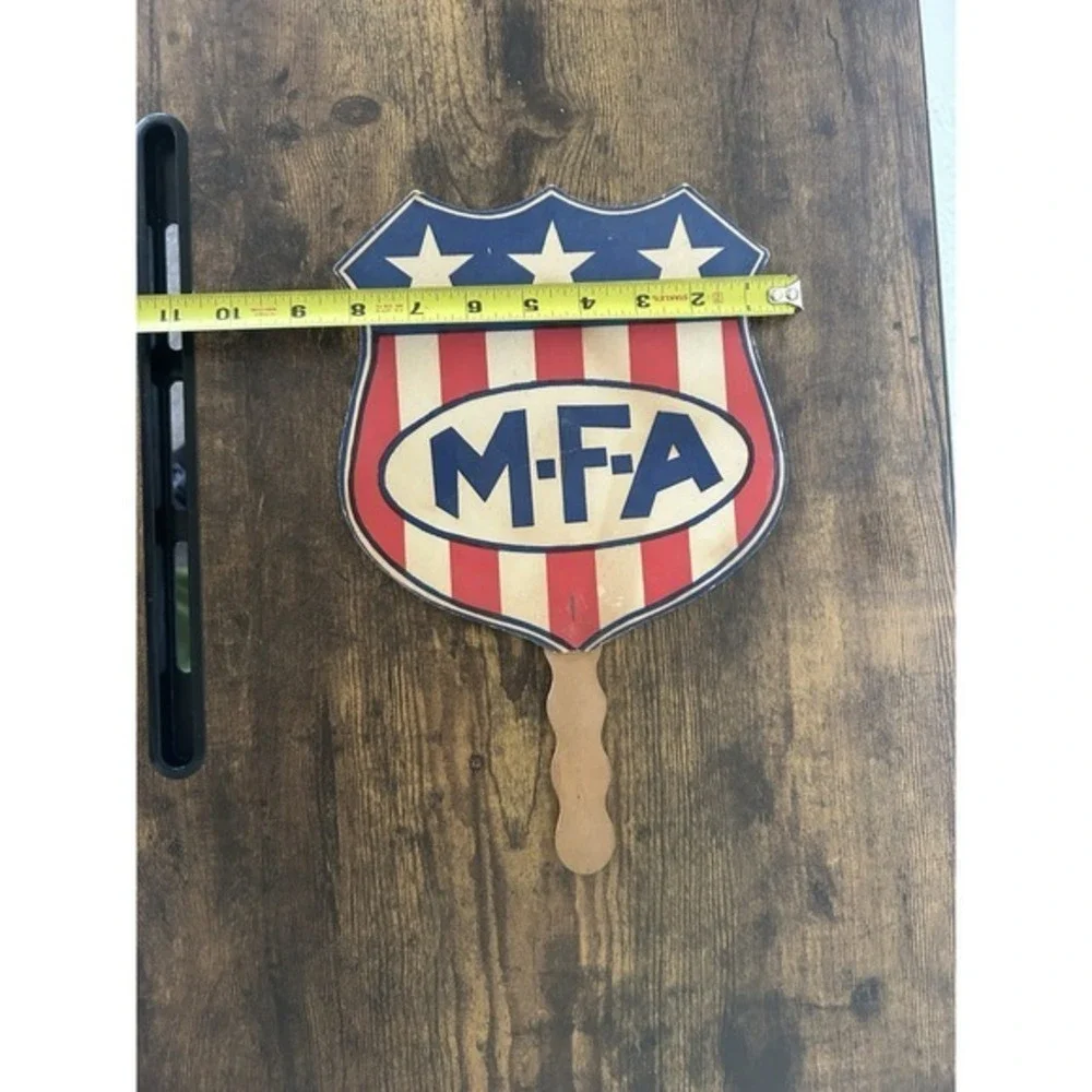 Vintage MFA Farming‎ Feed Mutual Insurance Co Columbia Missouri Hand Fan